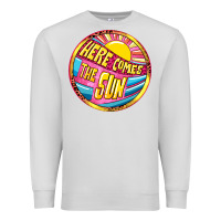 Dove Grey Here comes the sun Premium Sweatshirt - NancyCooperArtShop