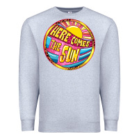 Heather Grey Here comes the sun Premium Sweatshirt - NancyCooperArtShop
