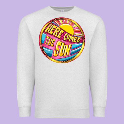 Here Comes The Sun Premium Sweatshirt Designed By Nancycooperartshop
