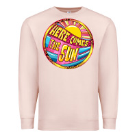 Pale Pink Here comes the sun Premium Sweatshirt - NancyCooperArtShop