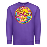 Purple Here comes the sun Premium Sweatshirt - NancyCooperArtShop