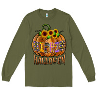 Army Green hippie halloween Long Sleeve Tee - CowhideDigitalArt