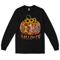 Black hippie halloween Long Sleeve Tee - CowhideDigitalArt