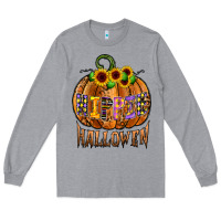 Heather Grey hippie halloween Long Sleeve Tee - CowhideDigitalArt