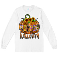 White hippie halloween Long Sleeve Tee - CowhideDigitalArt