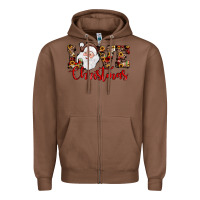 Chestnut Love Christmas Santa Zipper Hoodie - JahusDesignShop