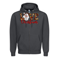 Smoke Love Christmas Santa Zipper Hoodie - JahusDesignShop