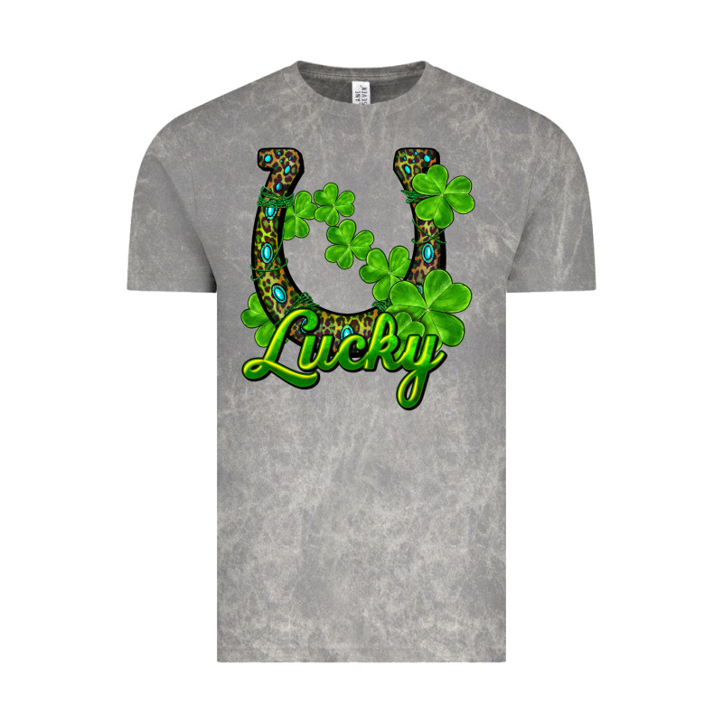 Lucky Shamrock Horseshoe Vintage Tee by RanaPortraitStore | Teevron