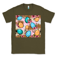 Army Green Easter eggs cowhide leopard tumbler Easter Day Classic Tee - Neo Western