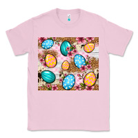 Bubblegum Pink Easter eggs cowhide leopard tumbler Easter Day Classic Tee - Neo Western