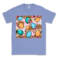 Colony Blue Easter eggs cowhide leopard tumbler Easter Day Classic Tee - Neo Western