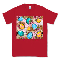 Red Easter eggs cowhide leopard tumbler Easter Day Classic Tee - Neo Western
