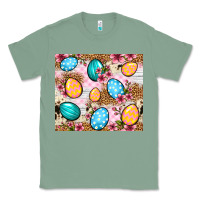 Sage Easter eggs cowhide leopard tumbler Easter Day Classic Tee - Neo Western