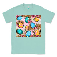 Seafoam Easter eggs cowhide leopard tumbler Easter Day Classic Tee - Neo Western
