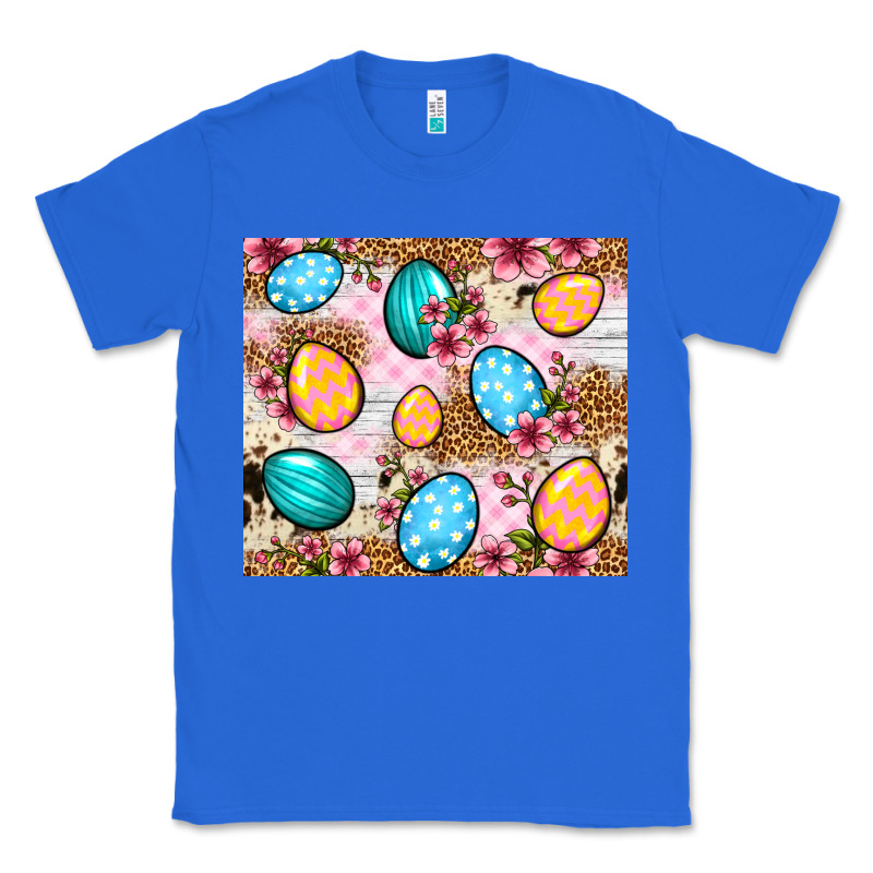 Easter Eggs Cowhide Leopard Tumbler Easter Day Classic Tee by Neo Western | Teevron