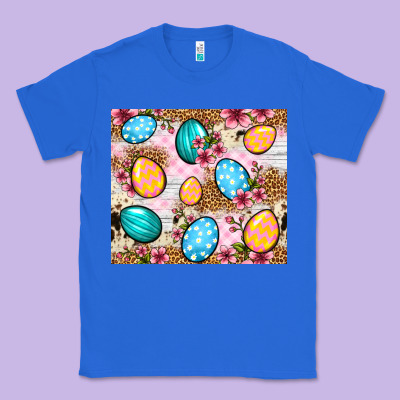 Easter Eggs Cowhide Leopard Tumbler Easter Day Classic Tee Designed By Neo Western