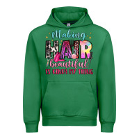 Emerald making hair beautiful is kinda my thing Urban Hoodie - LillyAllenDesigns