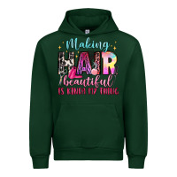Forest Green making hair beautiful is kinda my thing Urban Hoodie - LillyAllenDesigns