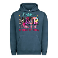 Pigment Midnight Navy making hair beautiful is kinda my thing Urban Hoodie - LillyAllenDesigns