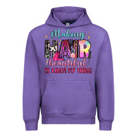 Tulip making hair beautiful is kinda my thing Urban Hoodie - LillyAllenDesigns
