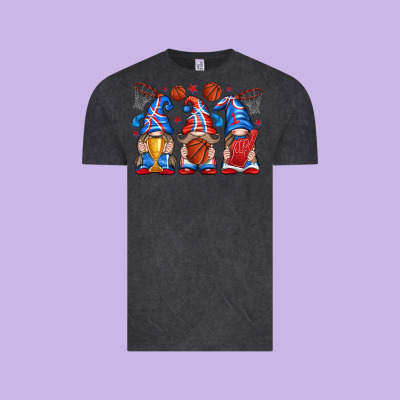 Vintage Tee basketball gnome