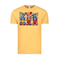 Vintage Mustard basketball gnome Vintage Tee - texasbilliewilder