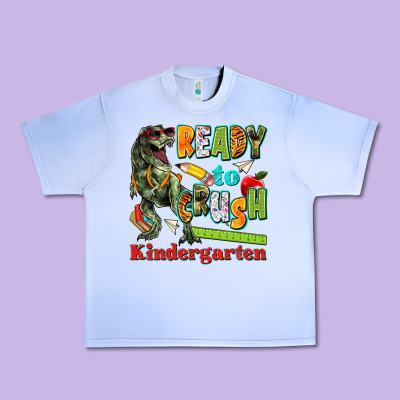 Ready To Crush Kindergarten Urban Heavy Tee Designed By Texasbilliewilder