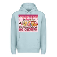 Blue Mist christmas calories no cuentan Premium Hoodie - MaliasSmallBusiness