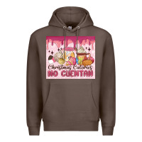 Coffee christmas calories no cuentan Premium Hoodie - MaliasSmallBusiness