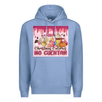Colony Blue christmas calories no cuentan Premium Hoodie - MaliasSmallBusiness