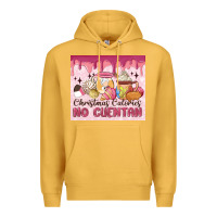 Mustard christmas calories no cuentan Premium Hoodie - MaliasSmallBusiness