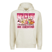 Oatmeal Heather christmas calories no cuentan Premium Hoodie - MaliasSmallBusiness