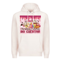 Pale Pink christmas calories no cuentan Premium Hoodie - MaliasSmallBusiness