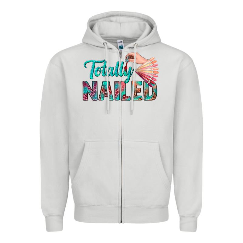 Totally Nailed Bbs Zipper Hoodie by BundleAndBundleShop | Teevron