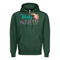 Sports Green totally nailed bbs Zipper Hoodie - BundleAndBundleShop