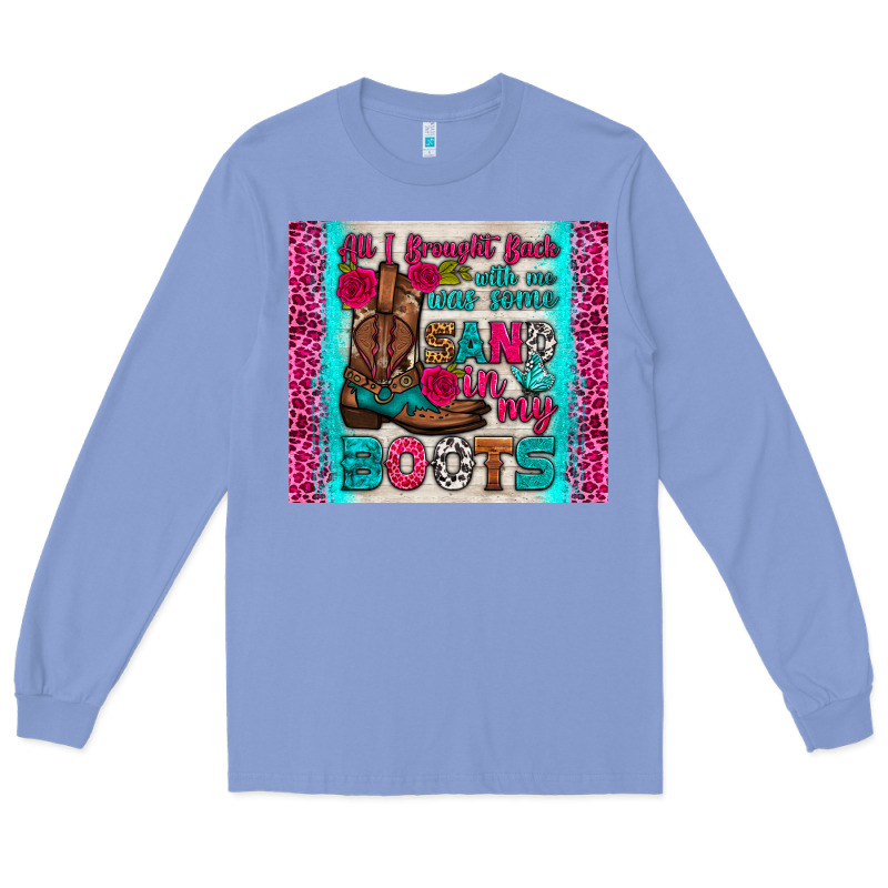 All I Brought Back With Me Was Some Sand In My Boots Tumbler Long Sleeve Tee by HRA Design Shop | Teevron