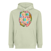 Matcha going to therapy is cool Heavyweight Hoodie - NancyCooperArtShop