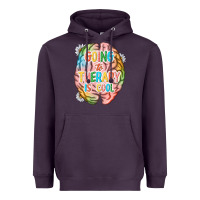 Plum going to therapy is cool Heavyweight Hoodie - NancyCooperArtShop