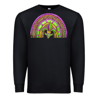 Black mardi gras rainbow Premium Sweatshirt - Jasminsmagicworld