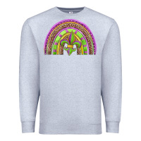 Heather Grey mardi gras rainbow Premium Sweatshirt - Jasminsmagicworld
