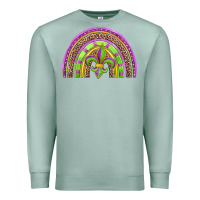 Seafoam mardi gras rainbow Premium Sweatshirt - Jasminsmagicworld