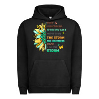 Pigment Black inspirational flower and quote design Urban Hoodie - LillyAllenDesigns