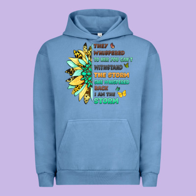 Inspirational Flower And Quote Design Urban Hoodie Designed By Lillyallendesigns