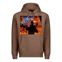 Chestnut western firefighters Premium Hoodie - MaliasSmallBusiness