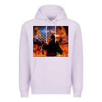 Lilac western firefighters Premium Hoodie - MaliasSmallBusiness