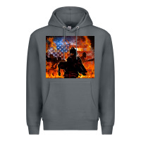 Rock western firefighters Premium Hoodie - MaliasSmallBusiness