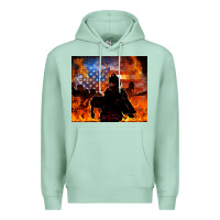 Seafoam western firefighters Premium Hoodie - MaliasSmallBusiness