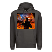 Smoke western firefighters Premium Hoodie - MaliasSmallBusiness