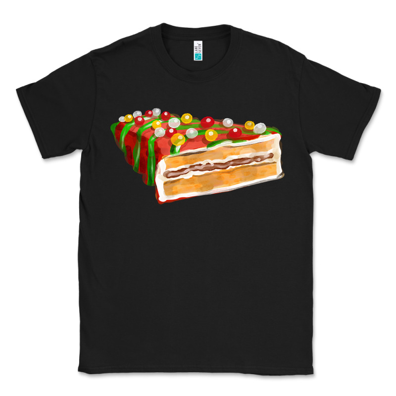 Red Christmas Cake Fa Element 1 Classic Tee by FaDigitalArtStudio | Teevron