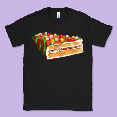 Red Christmas Cake Fa Element 1 Classic Tee Designed By Fadigitalartstudio